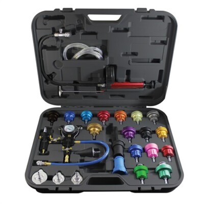 27 Piece Master Radiator Pressure Test Kit MSC43301-A Brand New!