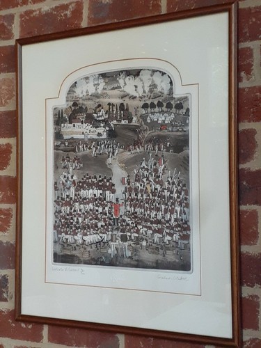 Graham Clarke WATERLOO VOLUNTEERS Number 96/200 SIGNED Etching PORTFOLIO Framed