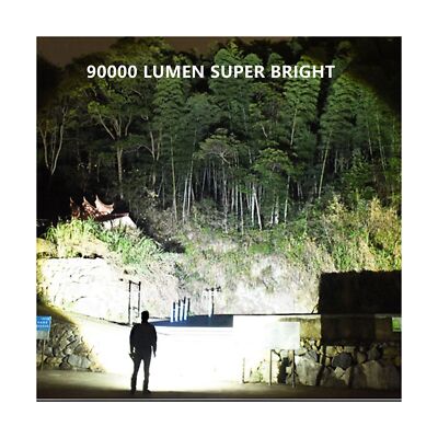 Lylting Rechargeable LED Flashlights High Lumens, 90000 Lumens