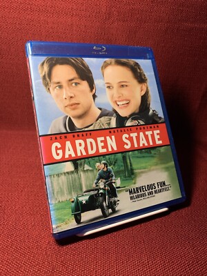 GARDEN STATE Blu-Ray Zach Braff Natalie Portman ❤️ SHIPS FREE