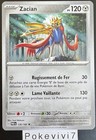 Carte Pokemon ZACIAN 136/182 RARE (NON HOLO) EV4 Ecarlate et Violet PAR FR NEUF