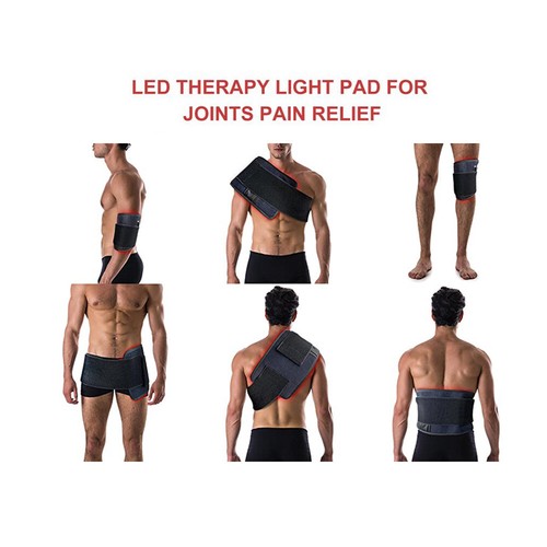 Almohadilla de terapia de luz roja infrarroja dispositivo de alfombrilla de cuerpo completo alivio del dolor muscular de espalda ydh - Imagen 8 de 9
