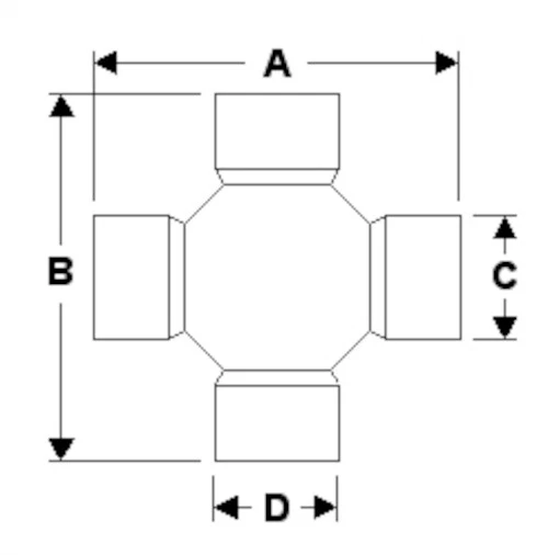 Kreuzgelenk für MERCEDES-BENZ G-KLASSE Kardanwelle W460, W461, W463 | 31x88 mm - Image 2 of 2