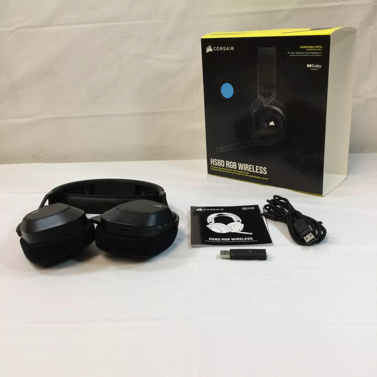 Corsair HS80 RGB WIRELESS Headset - Dolby
