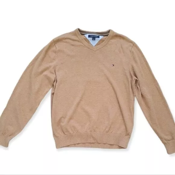 Tommy Hilfiger Mens Tan Sweater eBay