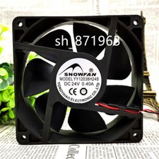 1pc SNOWFAN YY12038H24B DC24V 0.40A 2-wire axial flow fan 120 120 38mm
