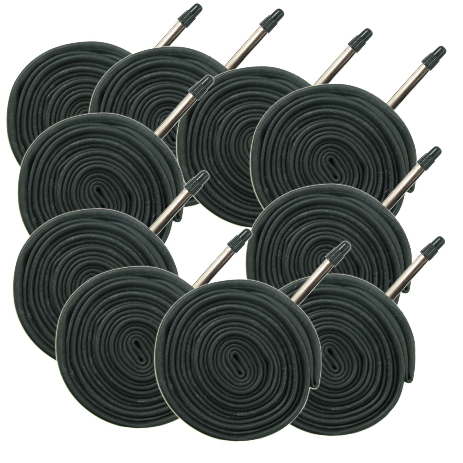 MultiPack Kenda 700x20-28 48mm Smooth Long Presta Valve Road Bike Tube 700x25