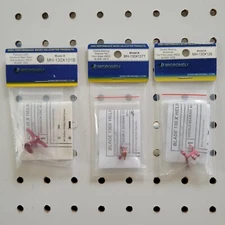 Microheli ~ Blade 130X ~ 3 Item Parts Lot ~ RED Aluminum  Hub Pitch Slider Lever