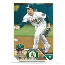 2023 Topps Series 1 Oakland A's David MacKinnon Rookie card