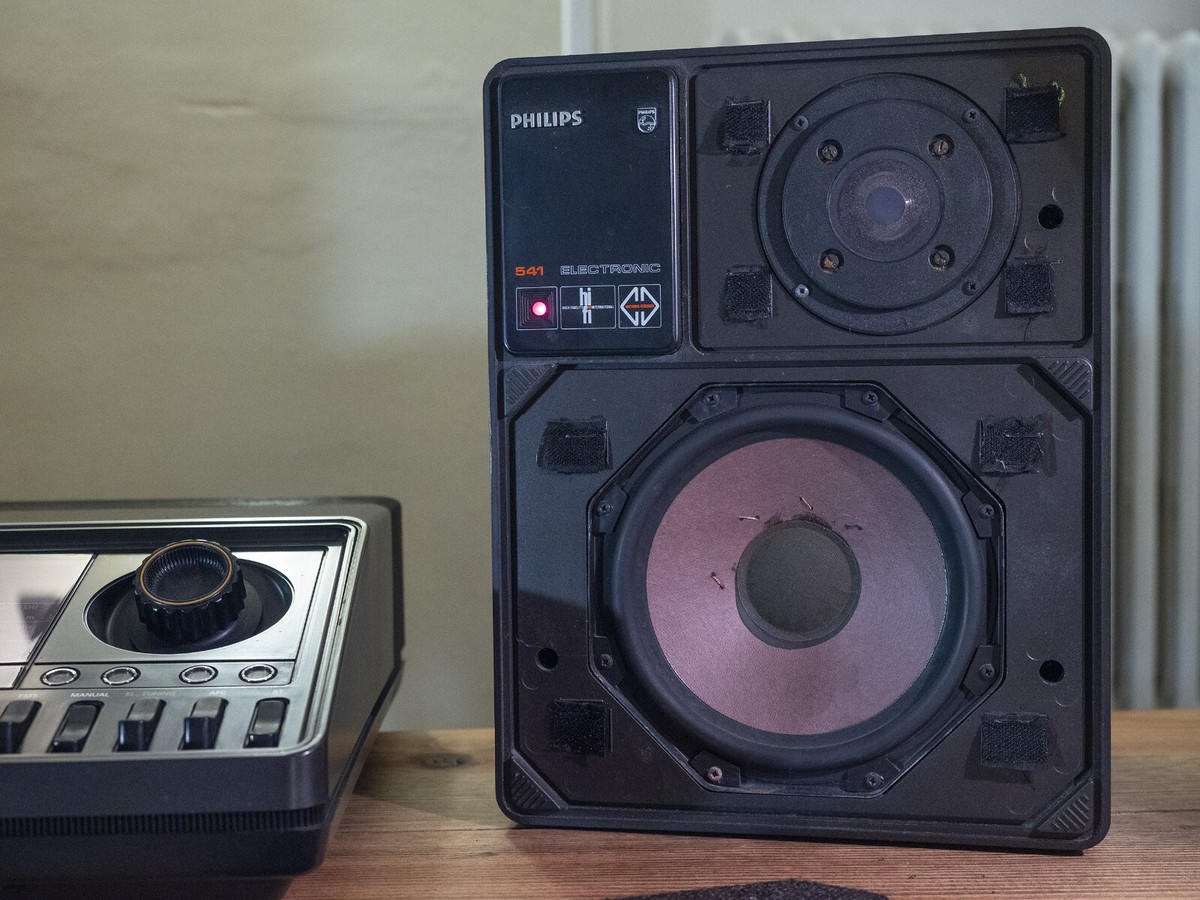 Chaîne Hi-Fi Philips 1976 : Tuner 22AH762 & Enceinte Active MFB541, Très Bon état