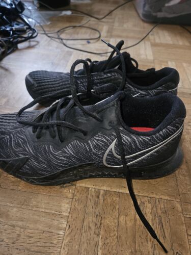 Nike Court Air Zoom Vapor Cage 4 Rafa Rafael Nadal X Tiger Woods taglia 10 nere - Foto 2 di 6