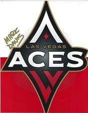 MARK DAVIS Signed 8.5 x 11 Photo Signed REPRINT Basketball WNBA Las Vegas ACES