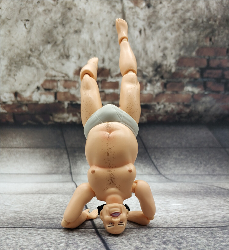 1/12 Scale Wretched Bastard Uncles Fat Man Action Figure Body