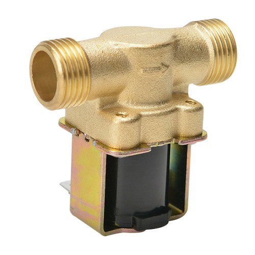G 1/2" DC 12V Magnetventil Elektrisch Wasserventil N/C Wasser Einlass Ventil DE - Bild 7 von 10