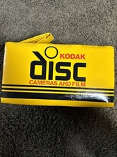 Vintage 80s Kodak Disc Cameras And Film Promo Yellow Insulated Bag USA MADE Rare