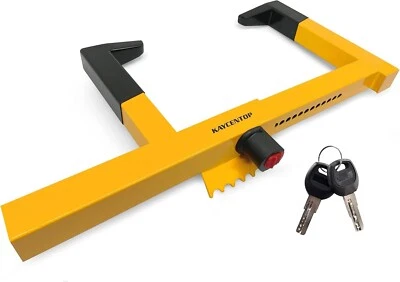 KAYCENTOP Security Anti Theft Vehicle Wheel Clamp Tire Lock Max 15.5" Tire 8.5" Reach