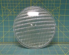 7" Diameter Replacement Clear Glass Wide Flood Lens without Ring, 1.25" Height