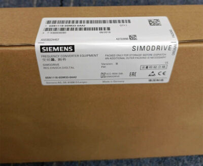 6SN1 118-0DM33-0AA2 NEU SIEMENS 6SN1118-0DM33-0AA2 DIGITAL CONTROL LOOP BLOCK