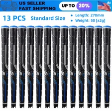 13 Pcs Standard Size Blue CP2 Pro Rubber Grip Wrap Grip Golf Club Grip Anti-Slip