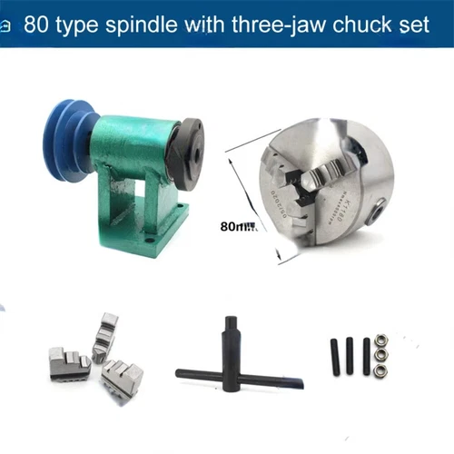 Torno casero husillo carpintería hágalo usted mismo montaje de metal máquina de cuentas 80 mm - Imagen 6 de 6