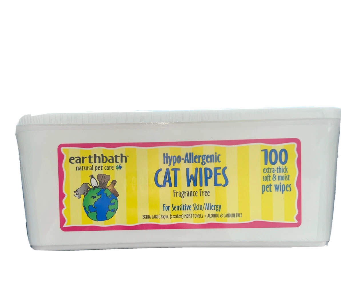 Earthbath all natural cat clearance wipes