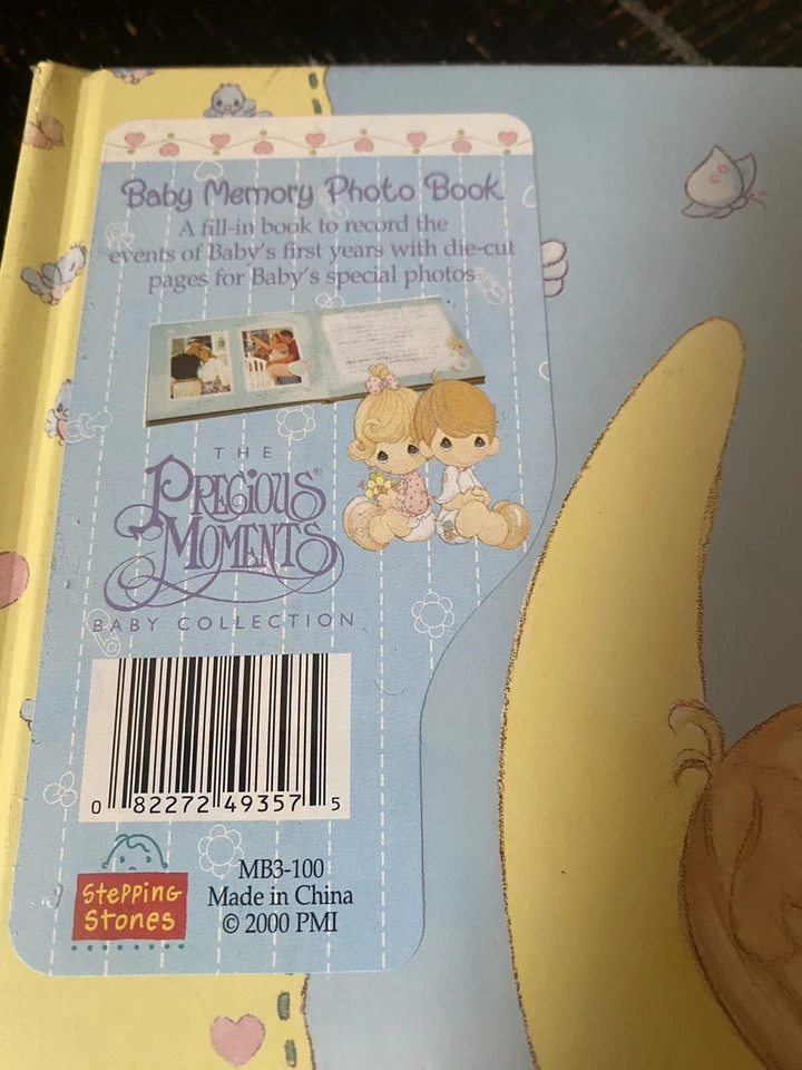 Libro de fotos de memoria de primer año de bebé Precious Moments de colección y2k 2000 sellado Foto 3 de 4