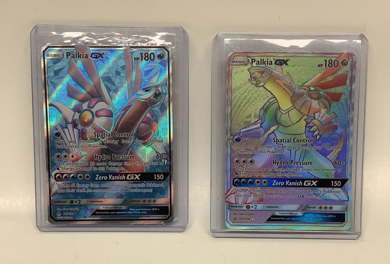 Palkia GX Hyper Rare - 165/156 - Ultra Prism – Card Cavern Trading Cards,  LLC