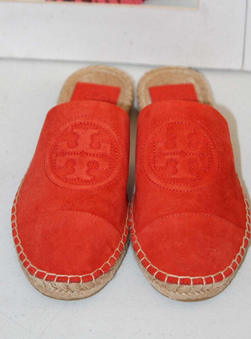 SALE!!【Tory Sport】Benton Espadrille Mule☆可愛い☆オレンジ Tory Burch Benton Espadrille Suede Mule Sz 6.5 orange $230