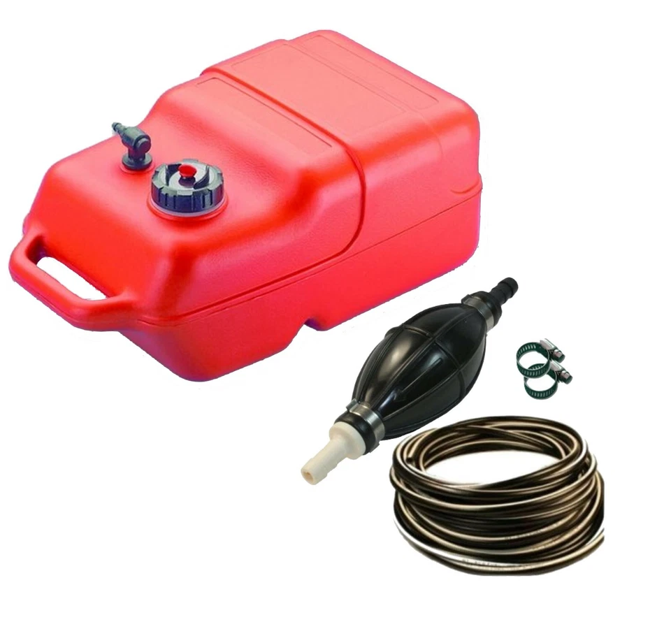 BOOTSKISTE Benzintank 30 Liter Bootstank Pumpball Benzinschlauch Treibstoff Kraftstoff Tank