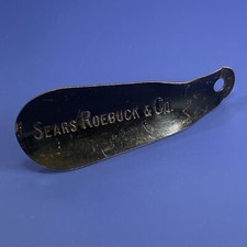 Vtg Metal Sears Roebuck  Co Old Department Store Shoe Horn ShoeSpoon Accessory