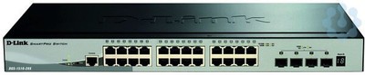 D-Link DGS-1510-28X/E PoE+ Switch Smart Managed Gigabit including 4 10G SFP+