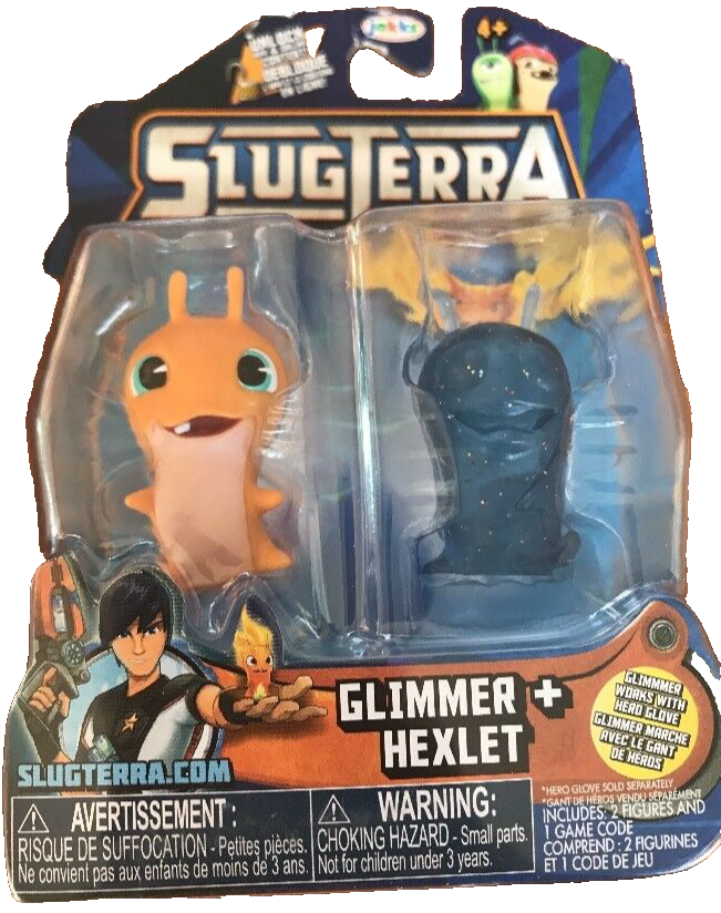 SLUGTERRA Glimmer and Hexlet Figures, Fun Kids Game Toy, New | eBay