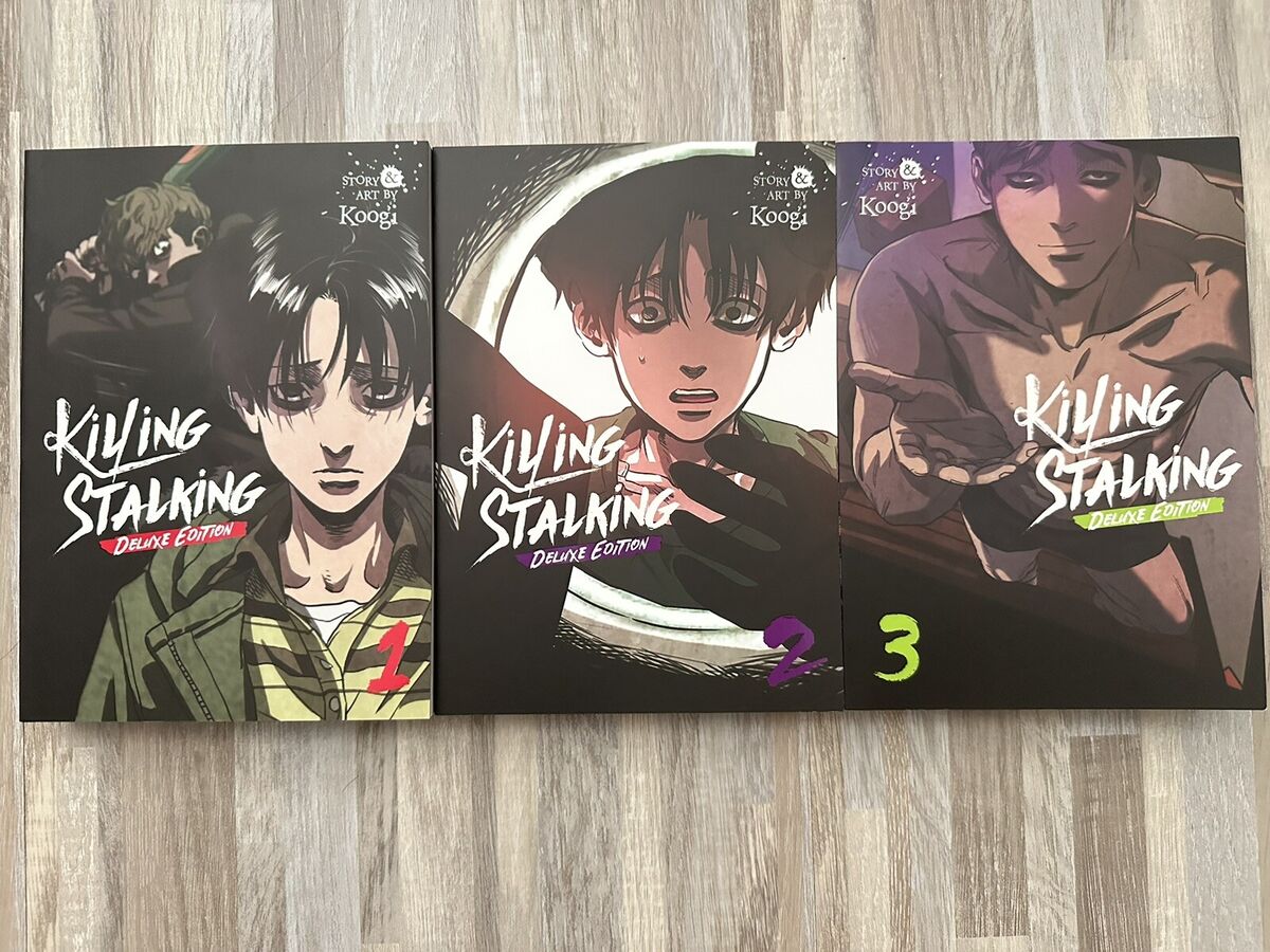 Killing Stalking Vols 1-3 Manga/Manhwa By Koogi Very Good