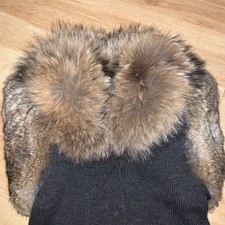 Diane Von Furstenberg Raccoon Detachable Fur Trimmed Vest