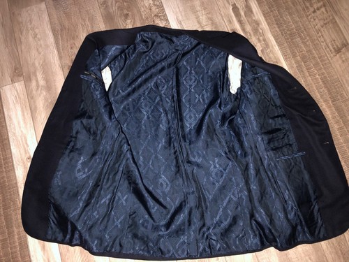 Lujosa Chaqueta Cachemira Azul Marino Gianfranco Ferre Talla XL(54) - Imagen 4 de 6