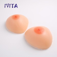 IVITA E Cup Self-Adhesive Boobs Silicone Breast Forms Fake Boobs Enhancer
