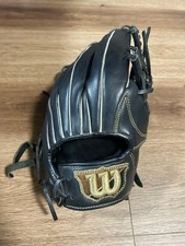 Gant de baseball Wilson mitaine en cuir noir 11,5 du Japon vintage droitier