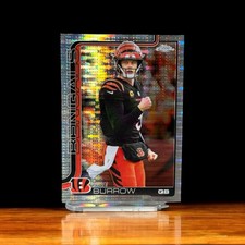 2025 Topps Chrome Football NFL Joe Burrow Pulsar #61 - Cincinnati Bengals