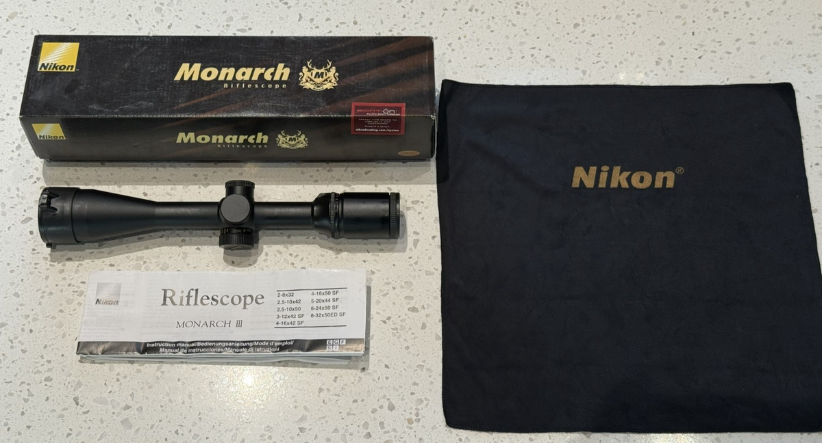 Nikon Monarch 3-12x42mm Rifle Scope for sale online | eBay