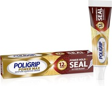 Super Poligrip Power Max Denture Adhesive Cream 62.5g - Taste Free Strong Hold