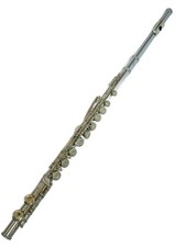 Nippon Wind Instrument Flute Fl-21 Tested Working With Hard Case Starter Used