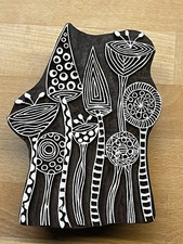 Ornament Holz Stempel Rosenholz Blaudruck Geschnitzt Textilstempel Kunstdruck