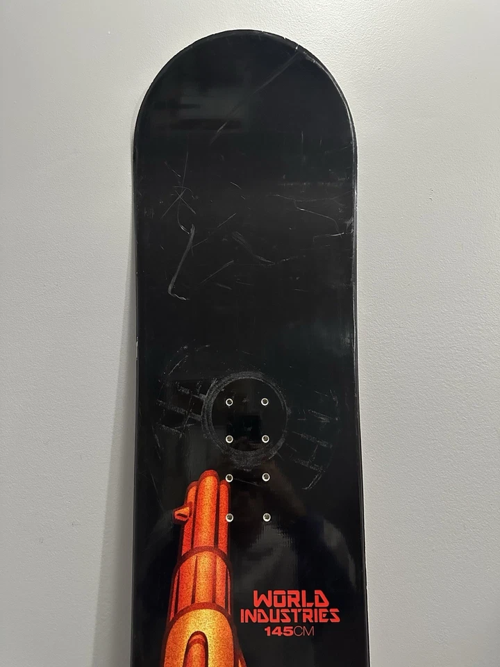 Snowboard de 145 cm World Industries vintage de los años 90 para hombre - SOLO TABLA Foto 2 de 4