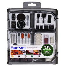 Dremel 711-01 All-Purpose Rotary Tool Accessory Kit, 150 Pieces