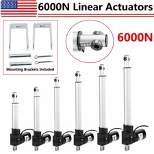 Electric 4"-18" 6000N Linear Actuator 1320lbs Max Lift Heavy Duty DC12V Motor IG
