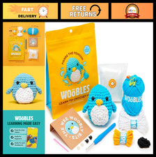Beginner Crochet Kit - Easy Knitting  Crochet Animals Craft Set - Pierre the Pe