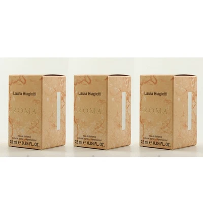 3x Laura Biagiotti Roma EDT 25ml - Photo 1/2