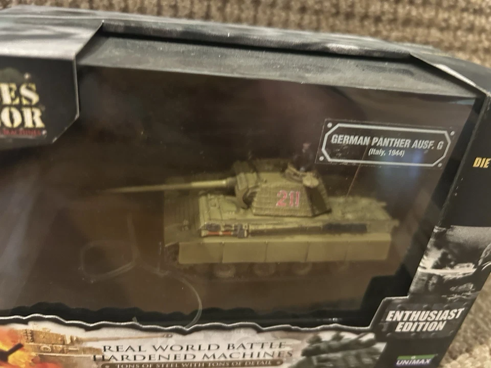 Unimax Forces of Valor 1:72 German Panther Ausf G, Italy 1944, No. 85426 - Image 3 of 4