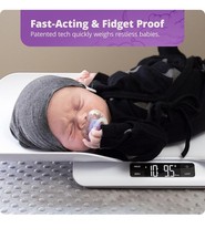Greater Goods Smart Baby Scale, Bluetooth Connected Device, Toddler Scale, White