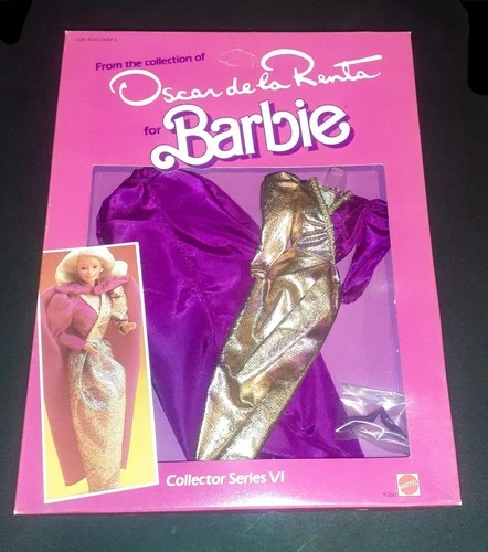 Vintage Mattel 1984 Oscar de la Renta for Barbie #9260 collector series VI NRFB